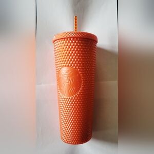 Starbucks Textured Orange Tumbler